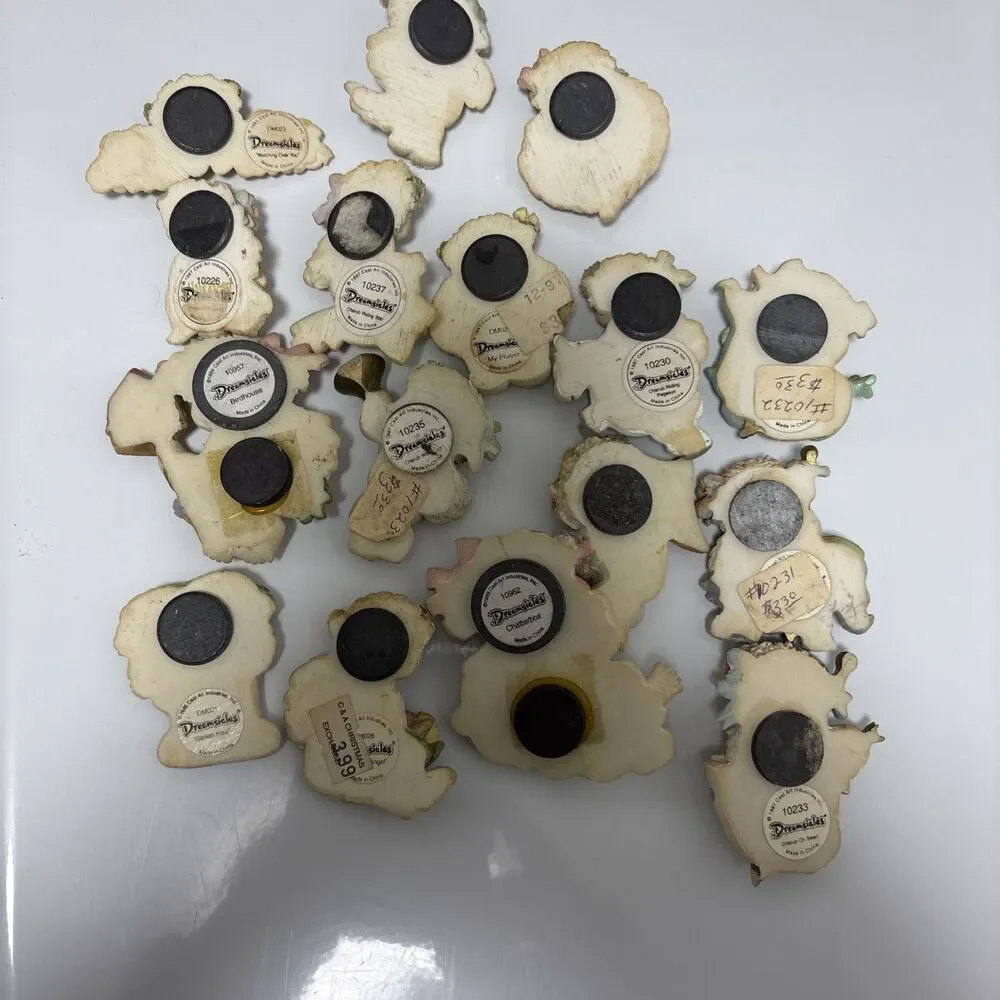Lot of 16 Vintage Dreamsicles Cherub Angel Magnets